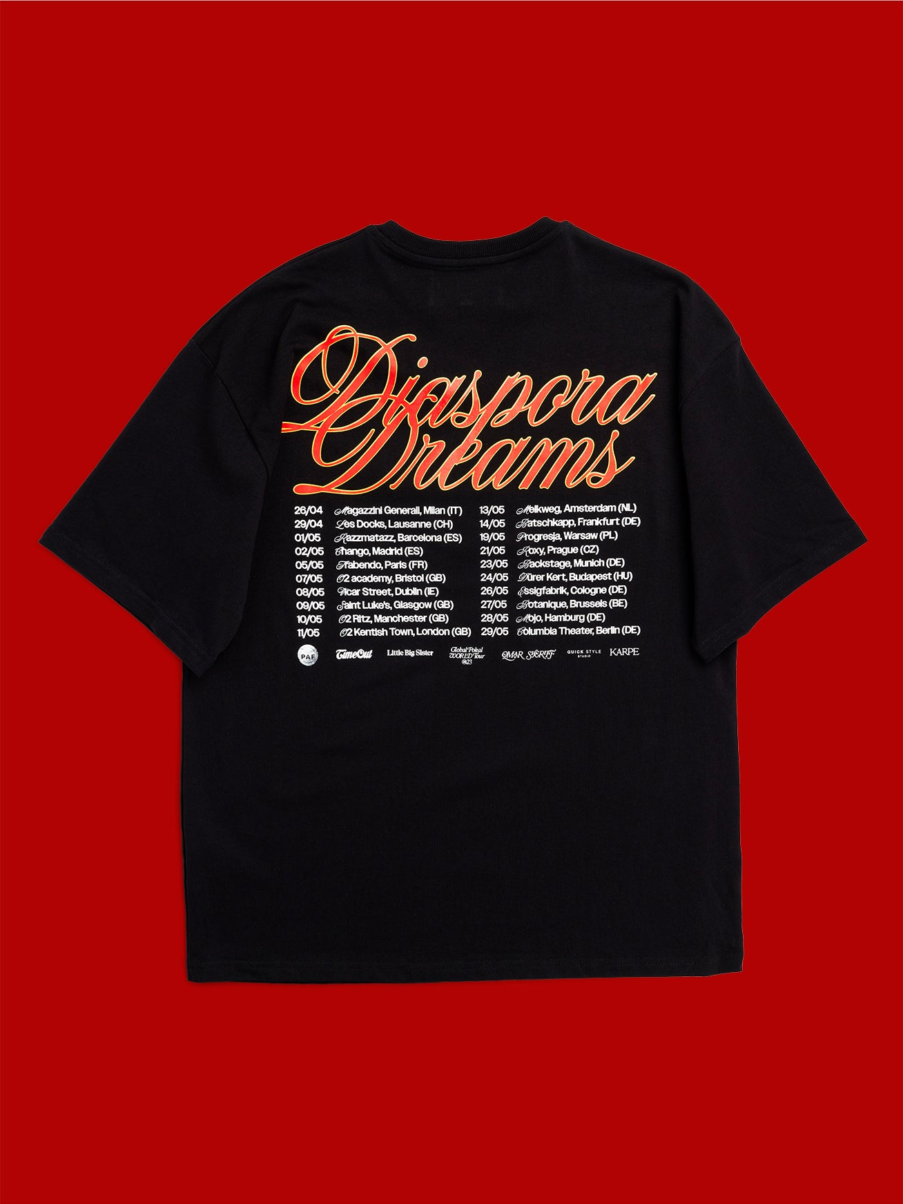 Diaspora Dreams Tee | Svart