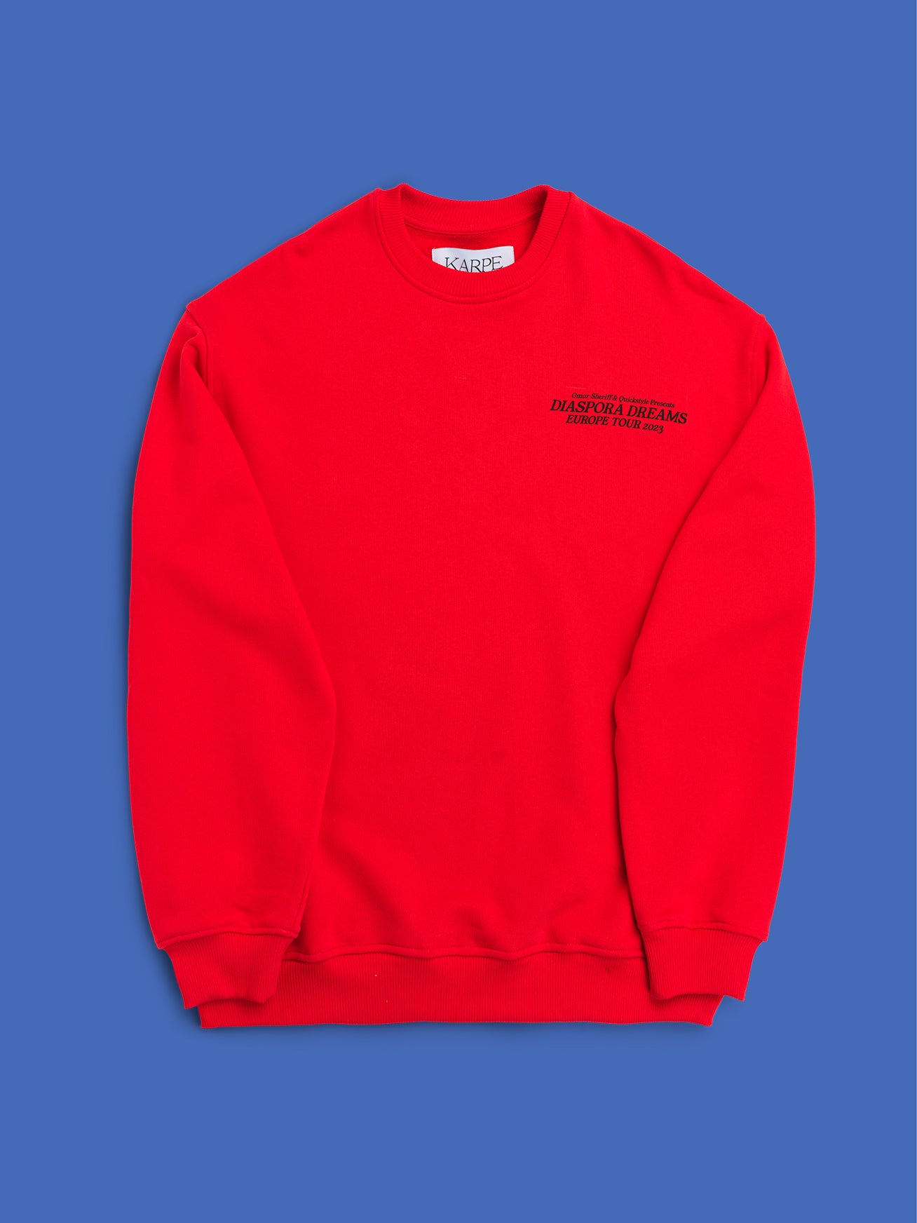 Rings Crewneck | Rød