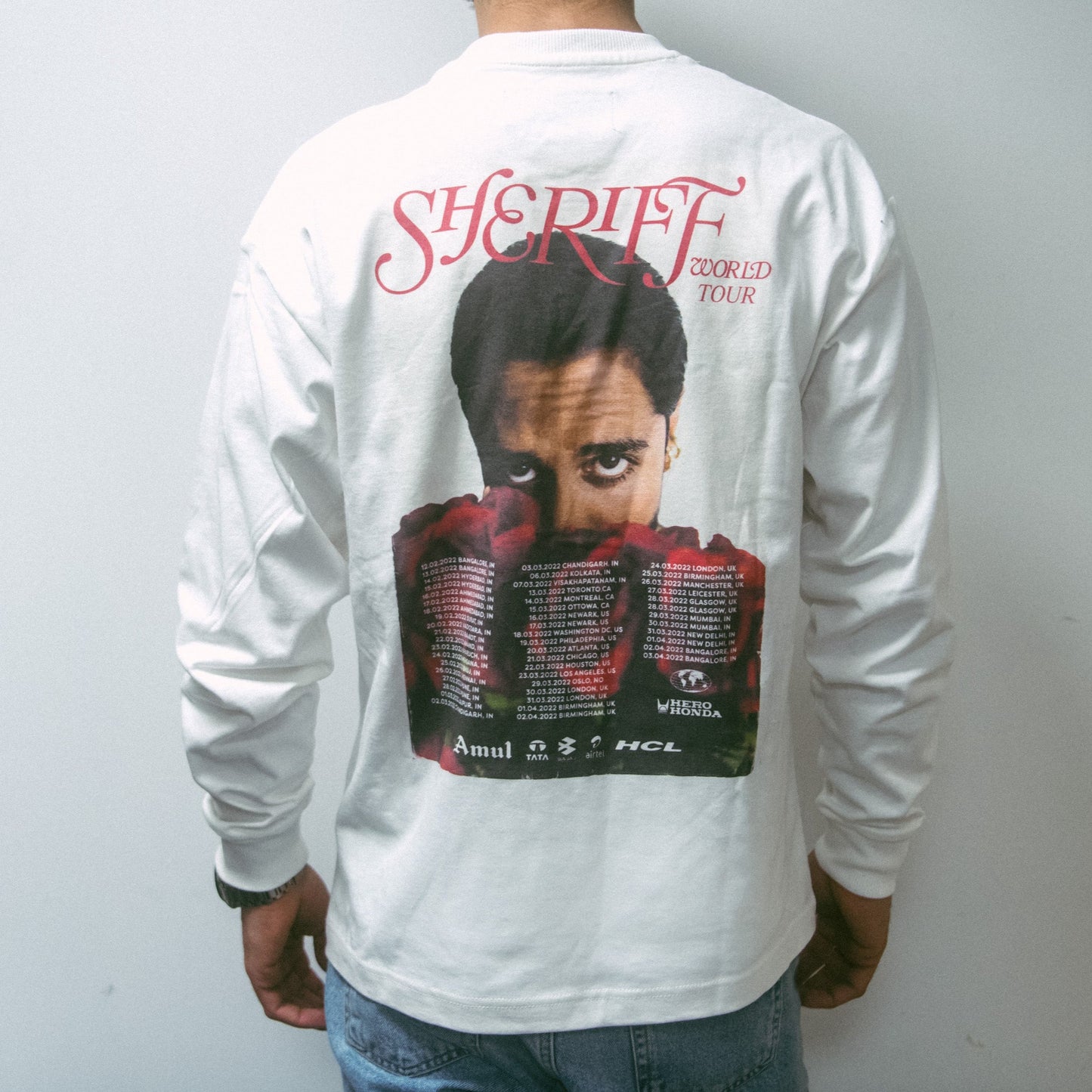 Sheriff Tour Longsleeve | Hvit