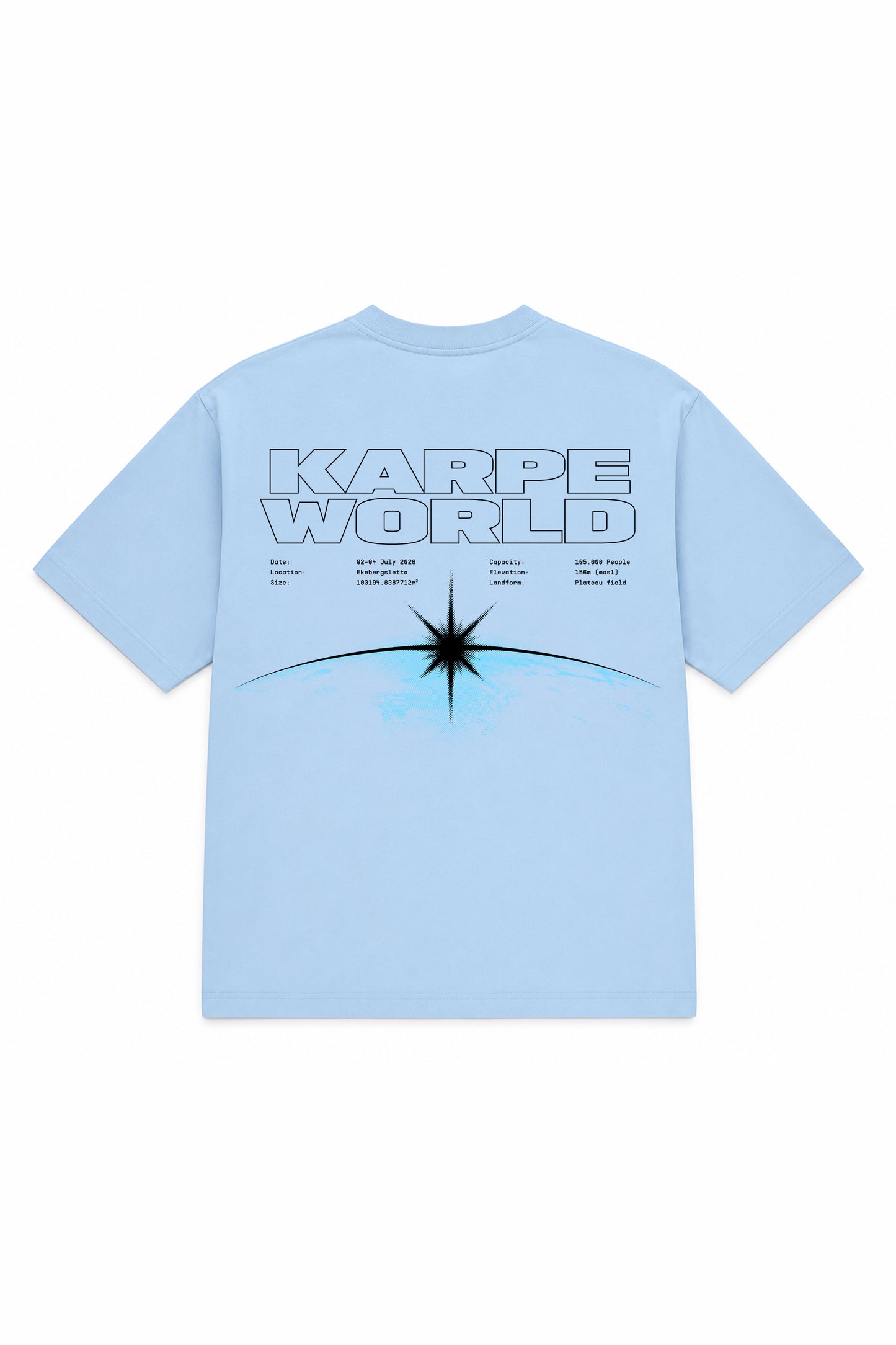 Karpe World From Space | Blue Tee
