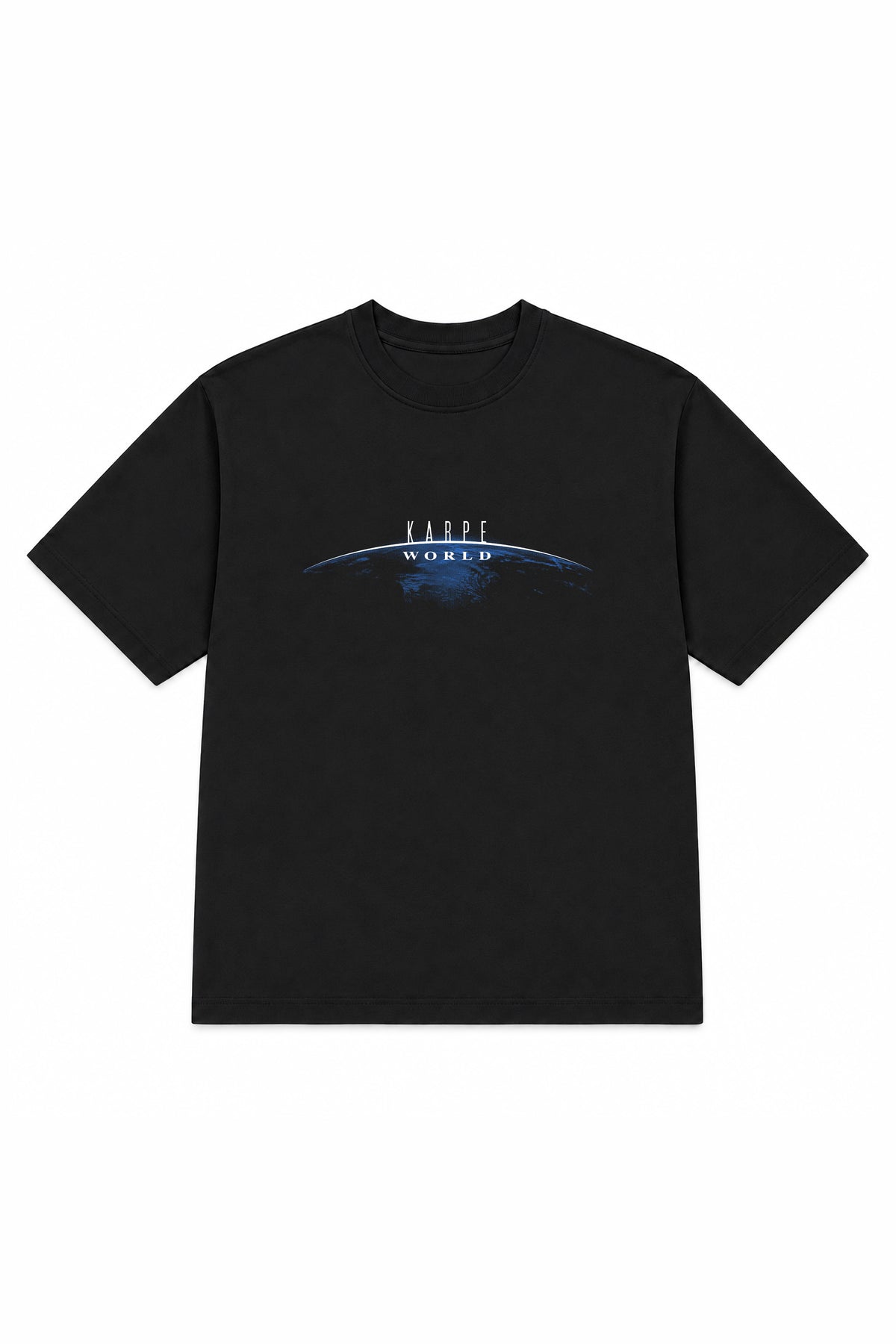 Karpe World From Space | Svart Tee