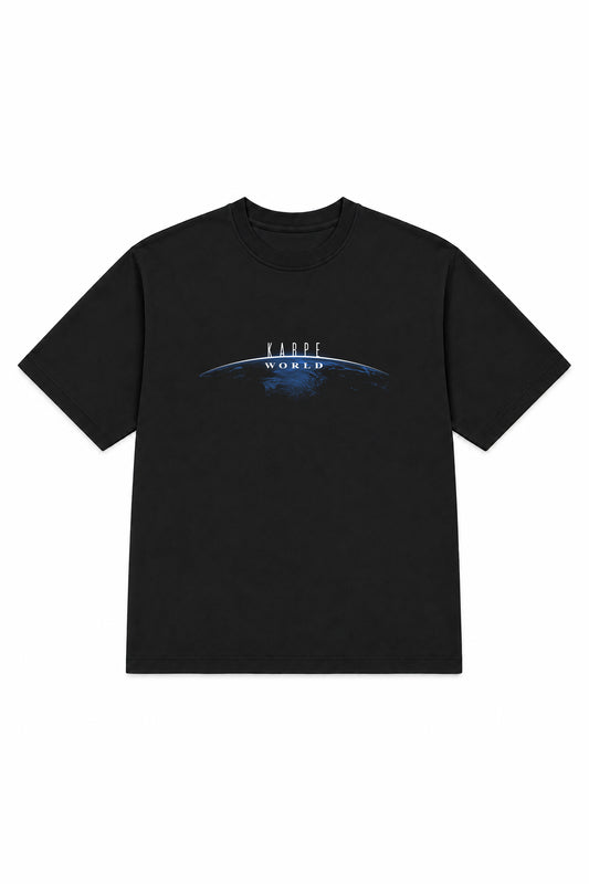 Karpe World From Space | Black Tee