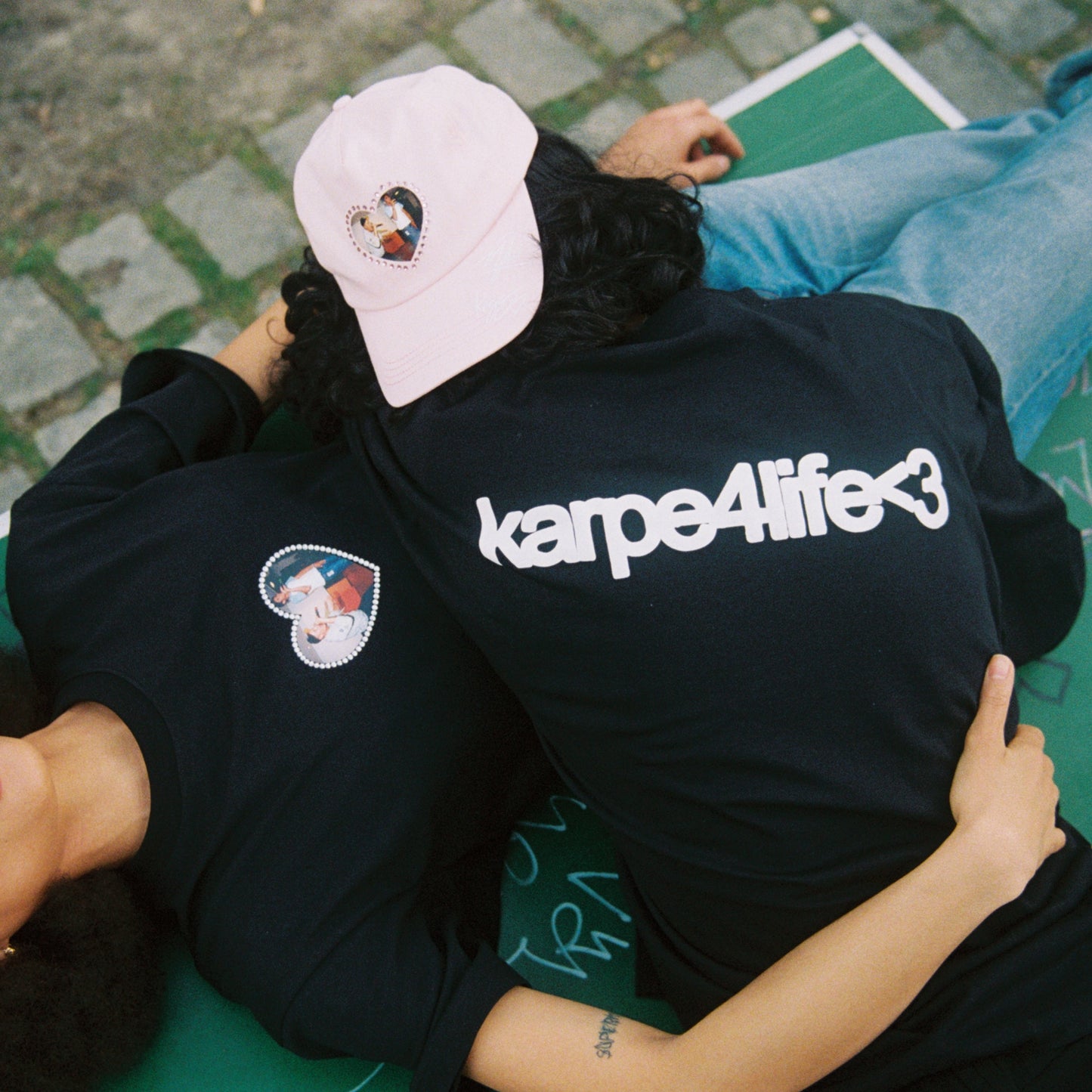 karpe4life<3 | Rhinestone Tee