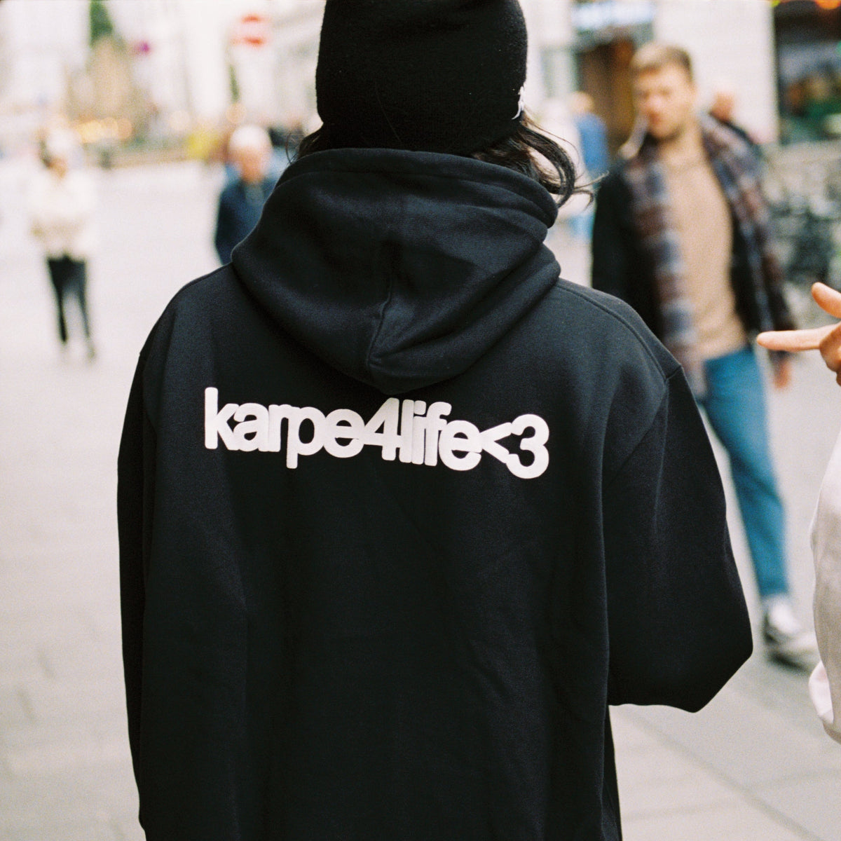 karpe4life<3 | Rhinestone Hoodie