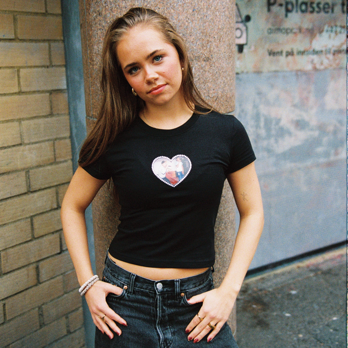 karpe4life<3 | Rhinestone Baby Tee
