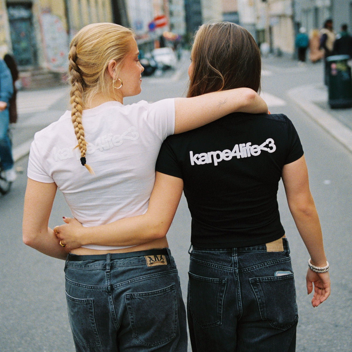 karpe4life<3 | Rhinestone Baby Tee