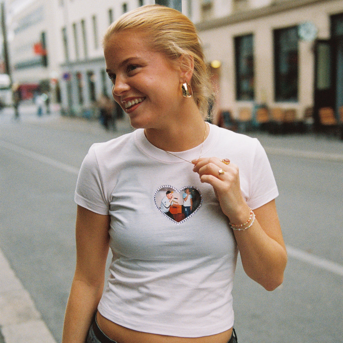 karpe4life<3 | Rhinestone Baby Tee