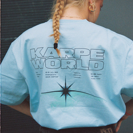 Karpe World From Space | Lyseblå