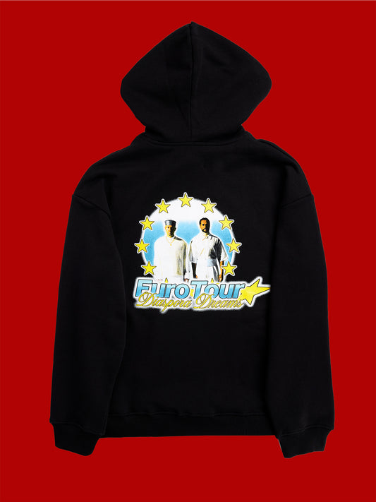 Euro Tour Hoodie | Svart