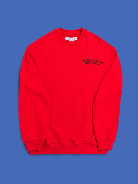 Rings Crewneck | Rød